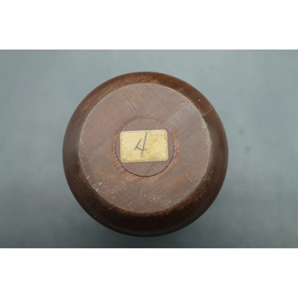 Vintage MCM Mid Century Modern Wood Candle Holders Set of 2 3.25